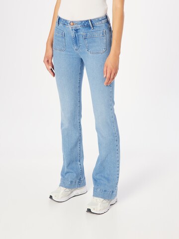 WRANGLER جينز ذات سيقان واسعة جينز بلون أزرق: الأمام