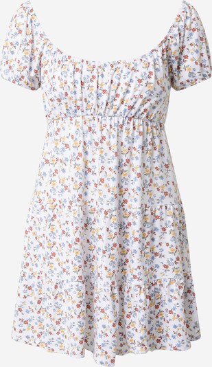 HOLLISTER Kleid in hellblau / gelb / rot / offwhite, Produktansicht