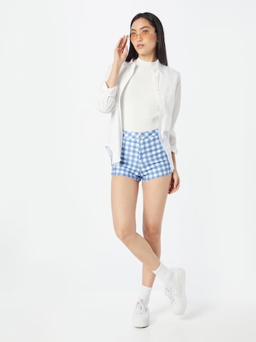 LTB Skinny Shorts 'Hailey' in Blau