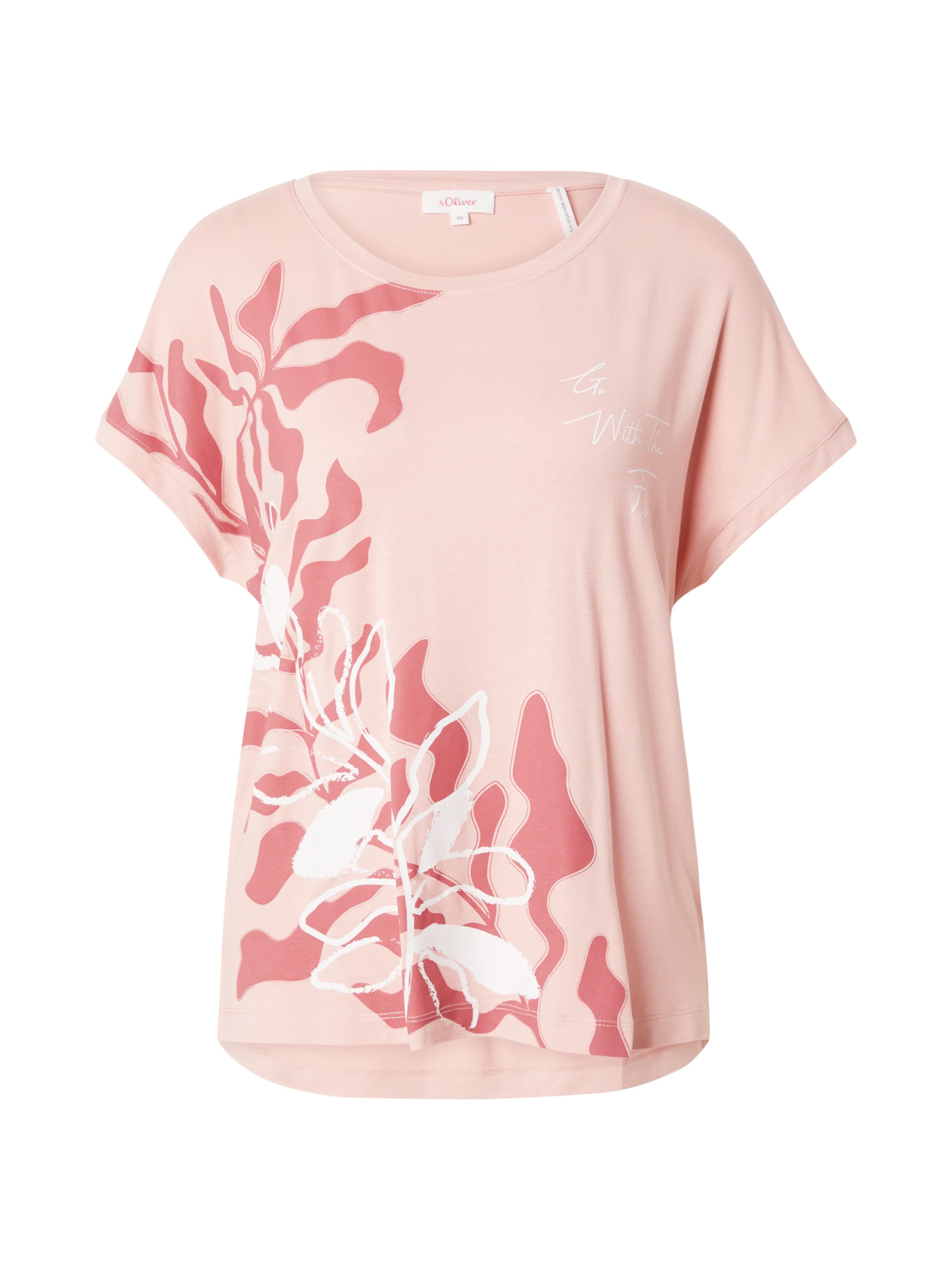 s.Oliver T-Shirt in Pink: Vorderseite
