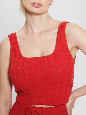 GUESS Knitted Top in Red