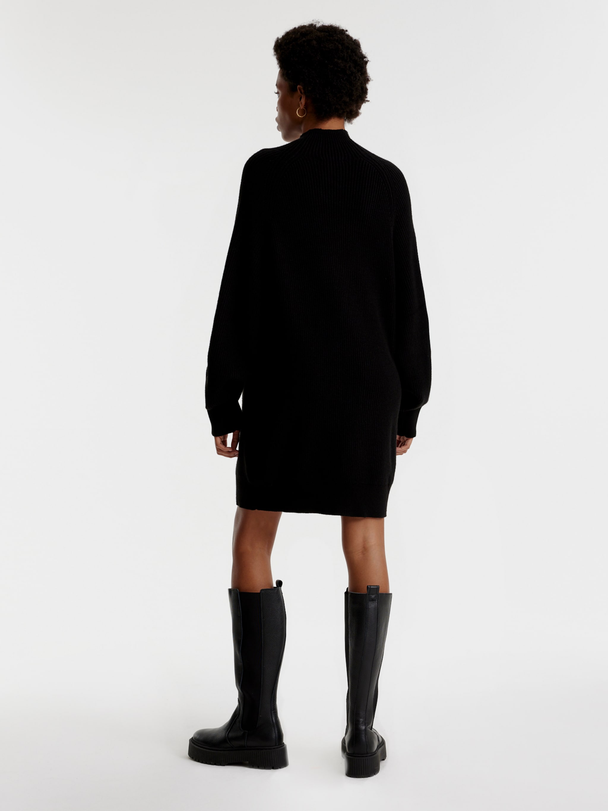 EDITED Productos Vestido de punto 'Invidia' negro