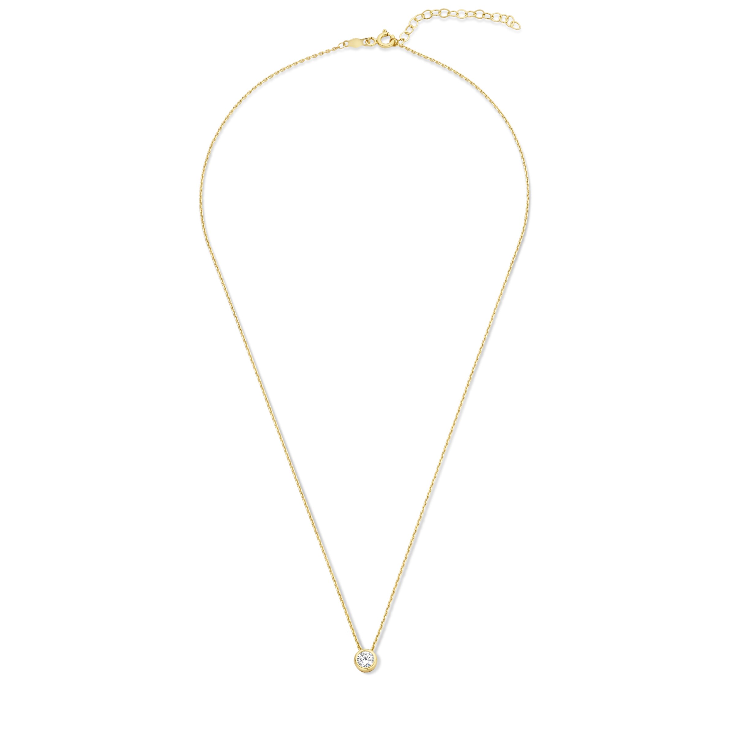 Beloro Jewels Ketting in Goud: voorkant