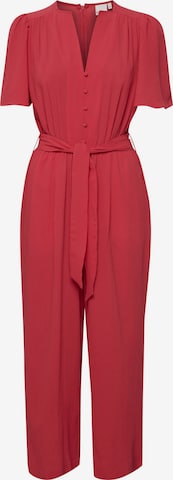 ICHI Jumpsuit 'Gitty' in Red: front