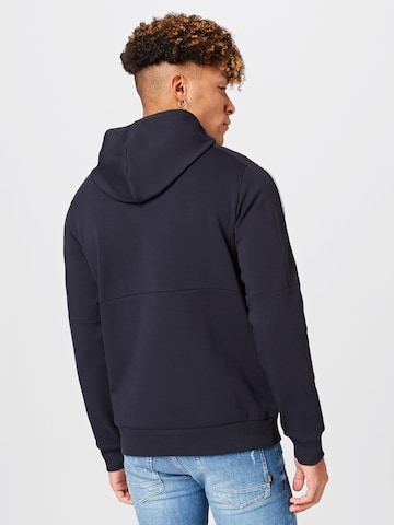 BOSS Green Zip-Up Hoodie 'Saggy' in Blue