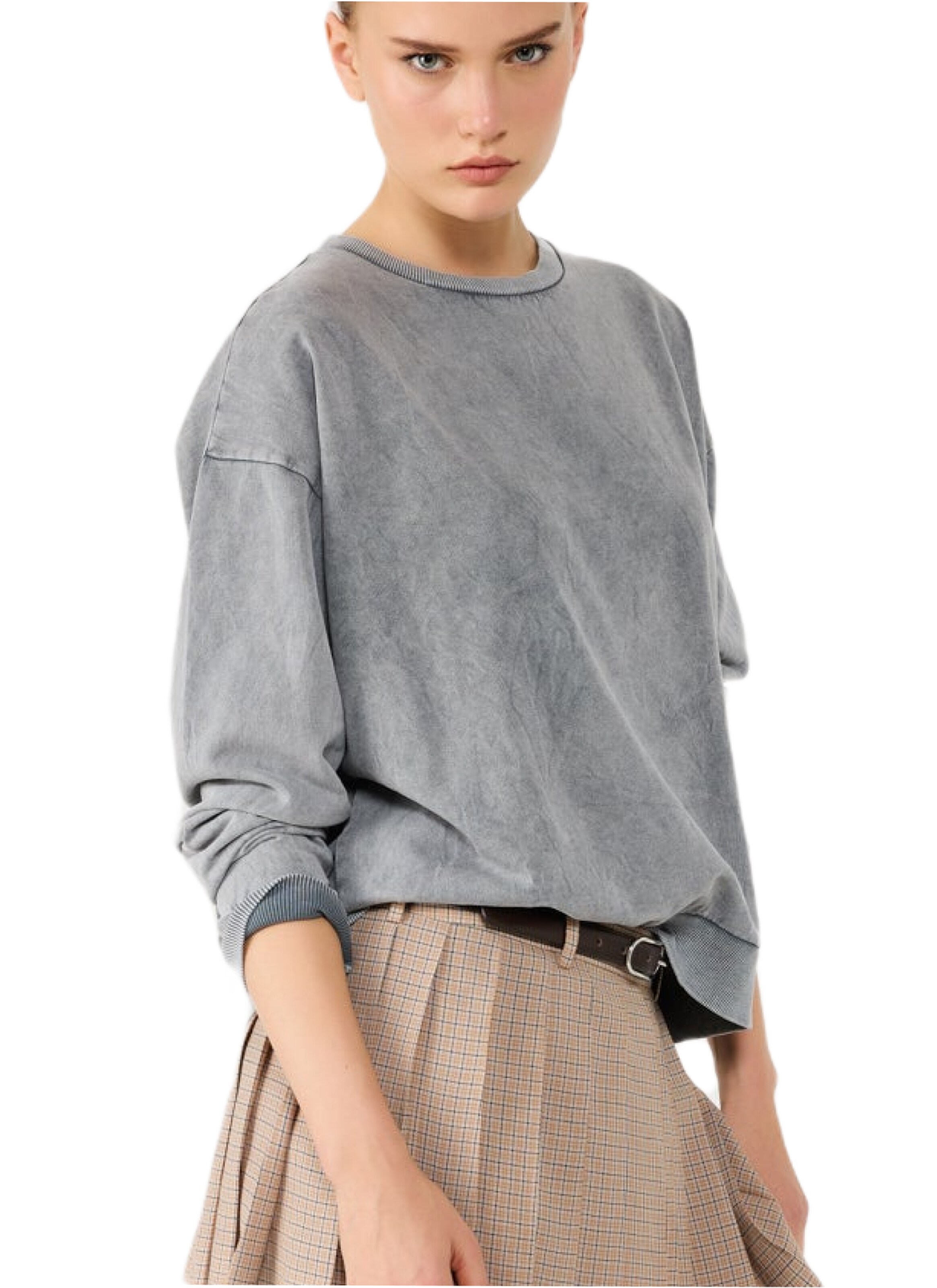 No Matter What Sweatshirt in Grey