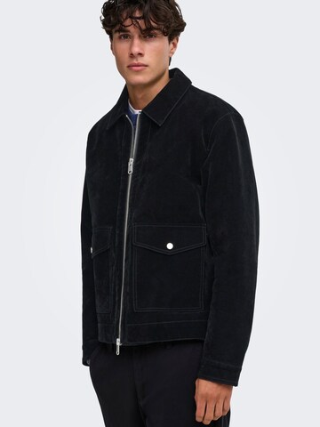 Veste mi-saison 'ONSSinclair' Only & Sons en noir