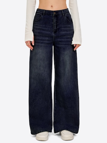 Imily Bela Wide leg Jeans in Blauw: voorkant