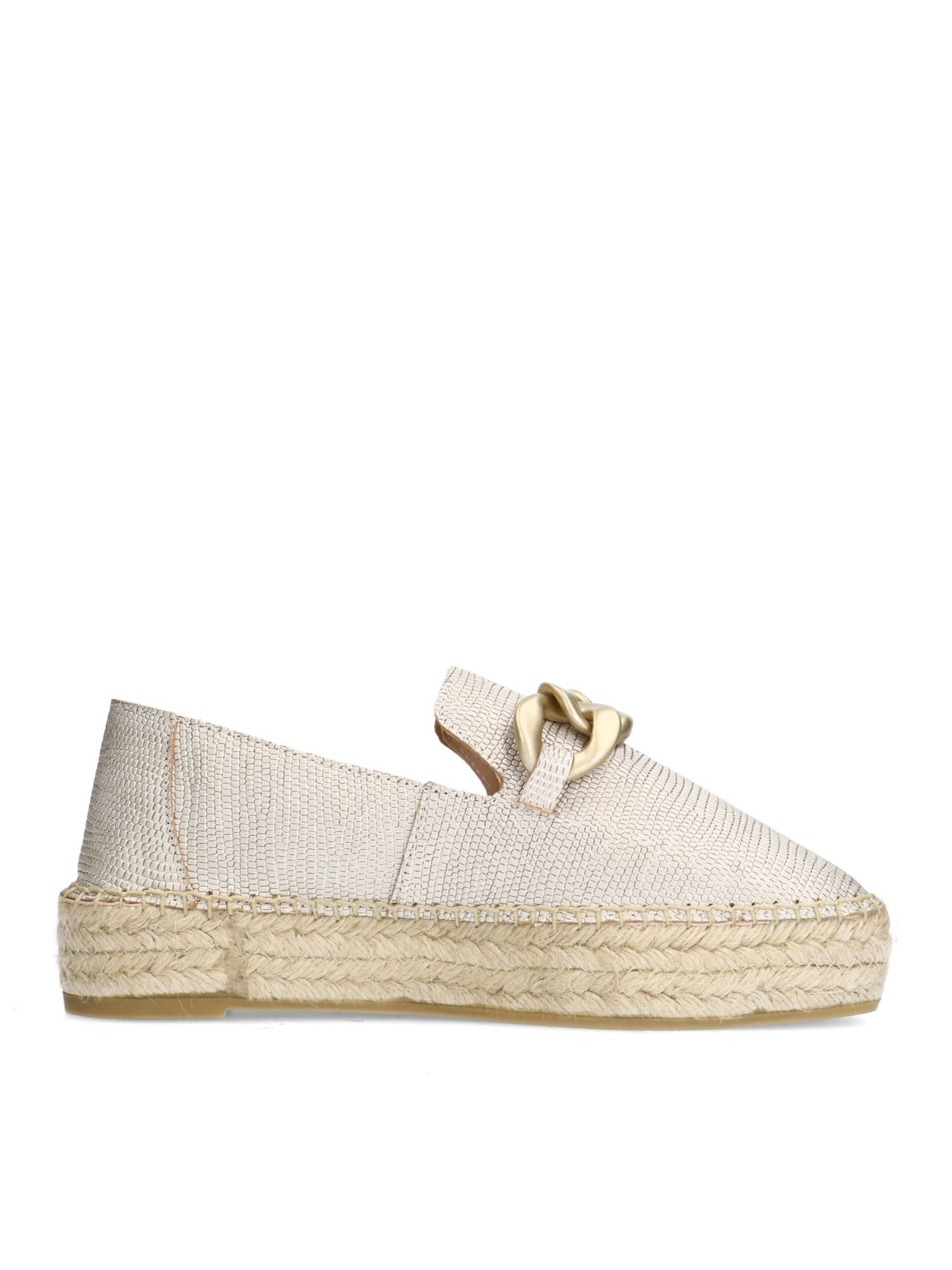MANFIELD Espadrilles in Gold