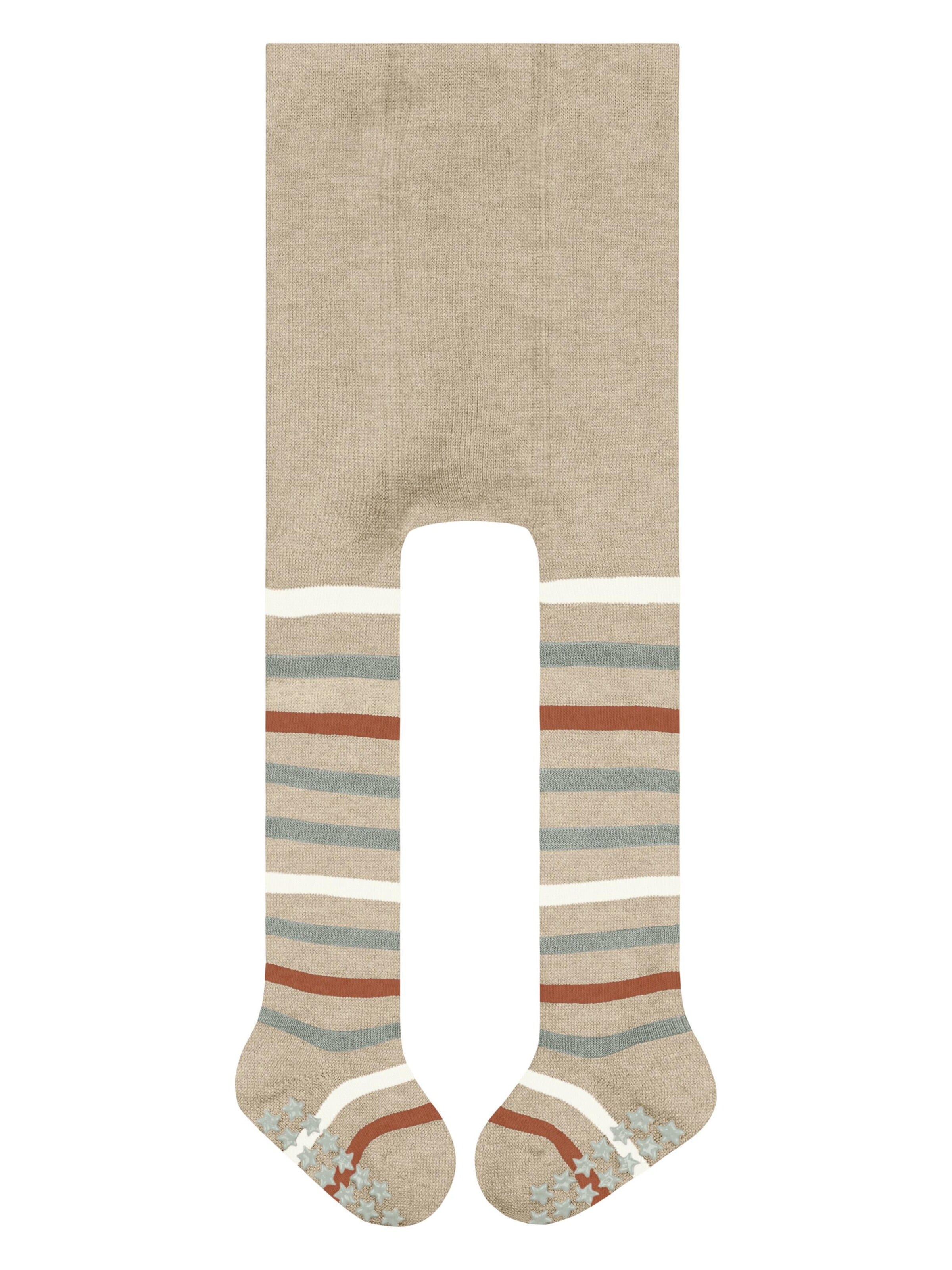 FALKE Tights 'Multi Stripe' in Beige: front