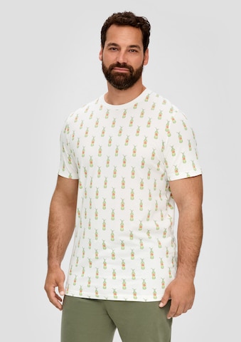 s.Oliver Shirt in Wit: voorkant