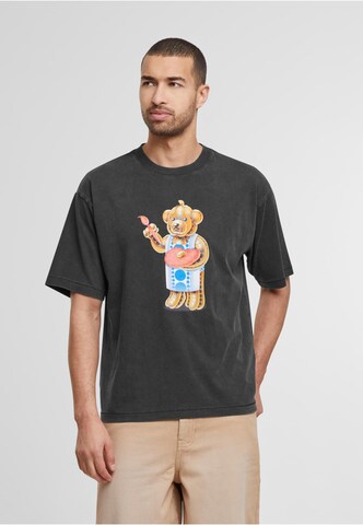 MARKET Shirt 'Infinity Bear' in Zwart