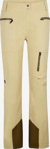 ZIENER Workout Pants 'TIPPA-Z' in Beige: front
