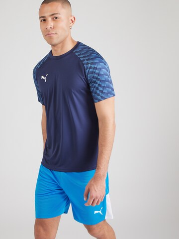 T-Shirt fonctionnel 'TeamLIGA26' PUMA en bleu : devant