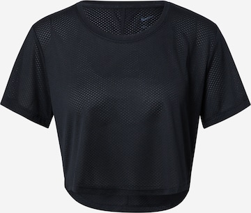 NIKE Sportshirt 'One' in Schwarz: predná strana