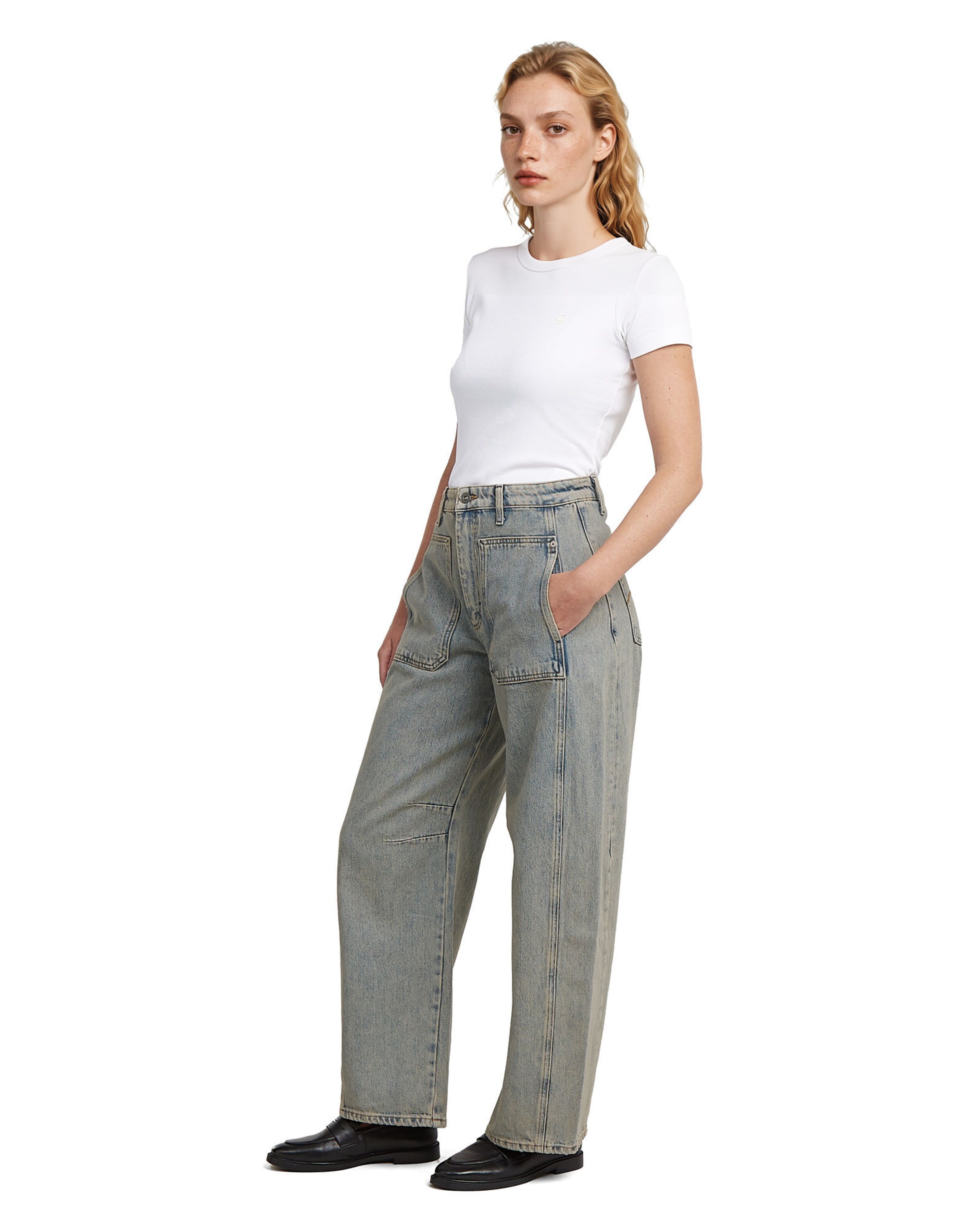 G-STAR Loosefit Jeans in Blauw