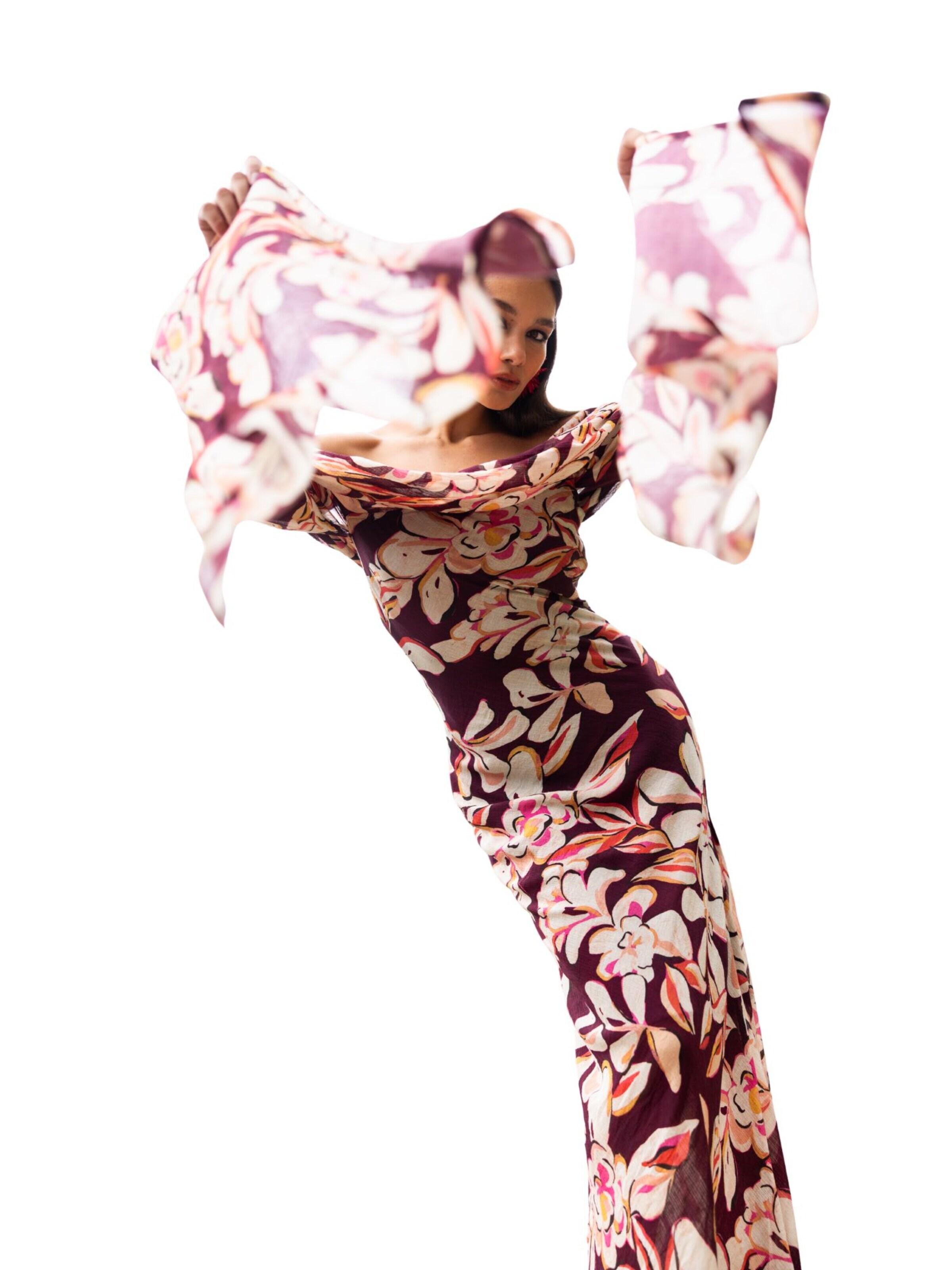 Abito da cocktail 'Habarana' di Nisia PartyWear in rosso