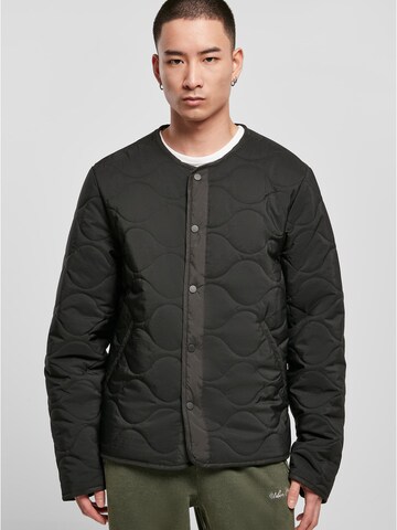 Urban Classics Between-Season Jacket in Black: front