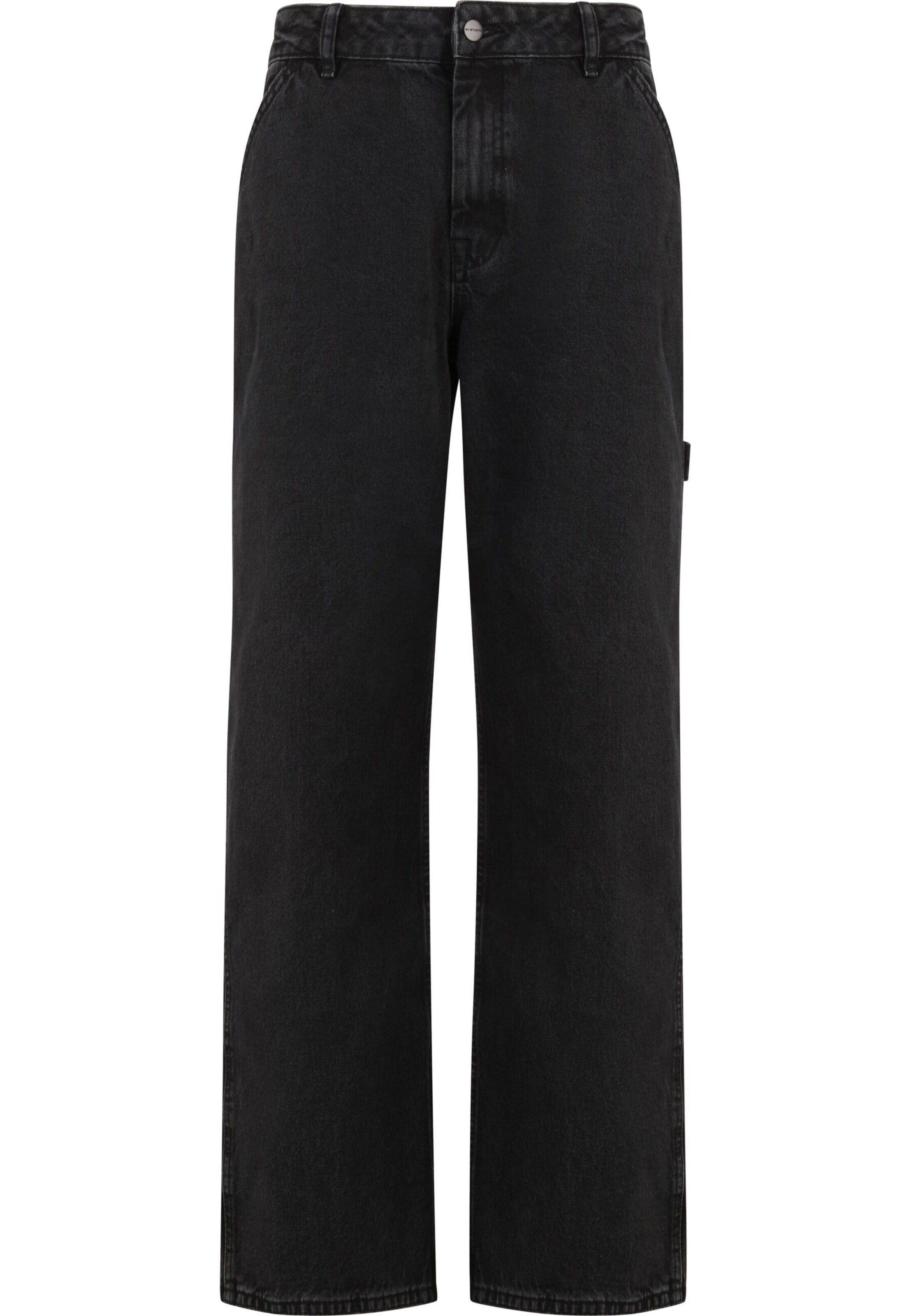 Loosefit Jeans cargo 'Kiran' di 2Y Premium in nero: frontale