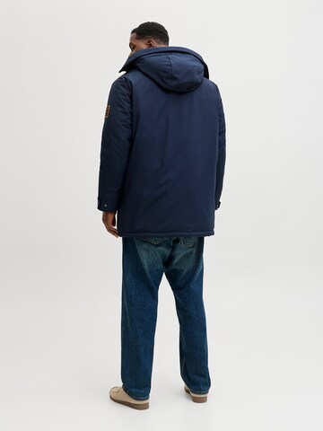 Jack & Jones Plus - Parca de invierno 'JJFINN' en azul