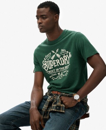 Superdry & Co Shirt in Groen: voorkant