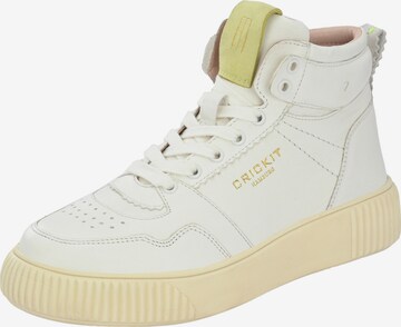 Crickit High-Top Sneakers in White: front