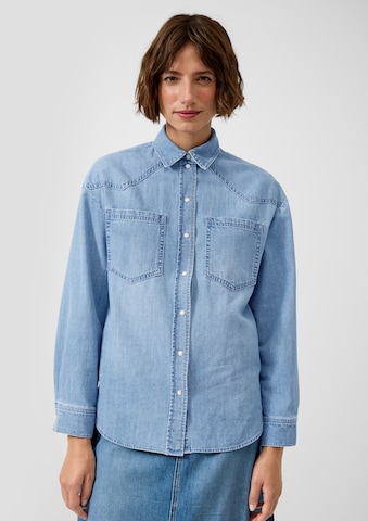 s.OliverBluza - plava boja: prednji dio