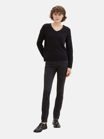 TOM TAILOR Slimfit Jeans 'Alexa' in Schwarz