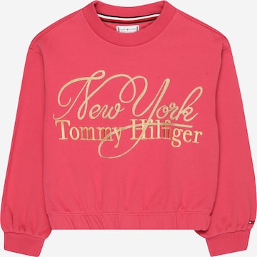 TOMMY HILFIGER Sweatshirt in Pink: predná strana