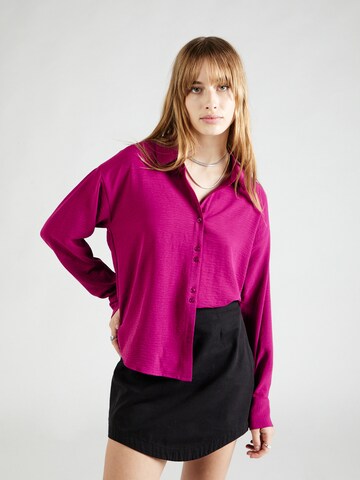 Camicia da donna 'ALVA' di VERO MODA in lilla: frontale