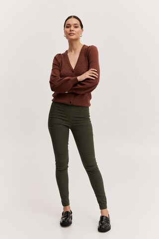 b.young Skinny Leggings 'Bykeira' in Grün