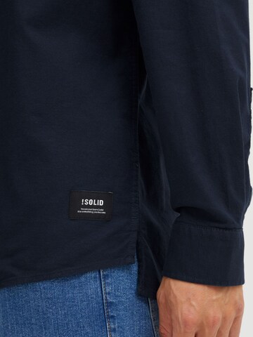 Coupe regular Chemise 'DANLADI' !Solid en bleu