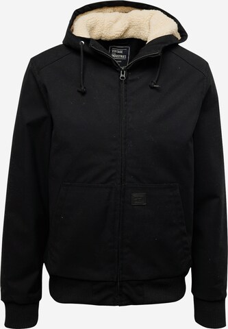 Vintage Industries Winter Jacket 'Datton' in Black: front