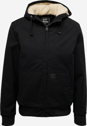 Veste d’hiver 'Datton' Vintage Industries en noir : devant