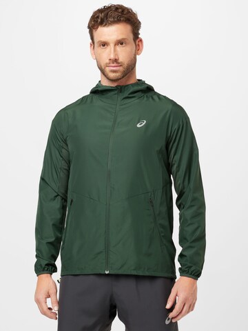 Veste de sport 'ACCELERATE' ASICS en vert : devant