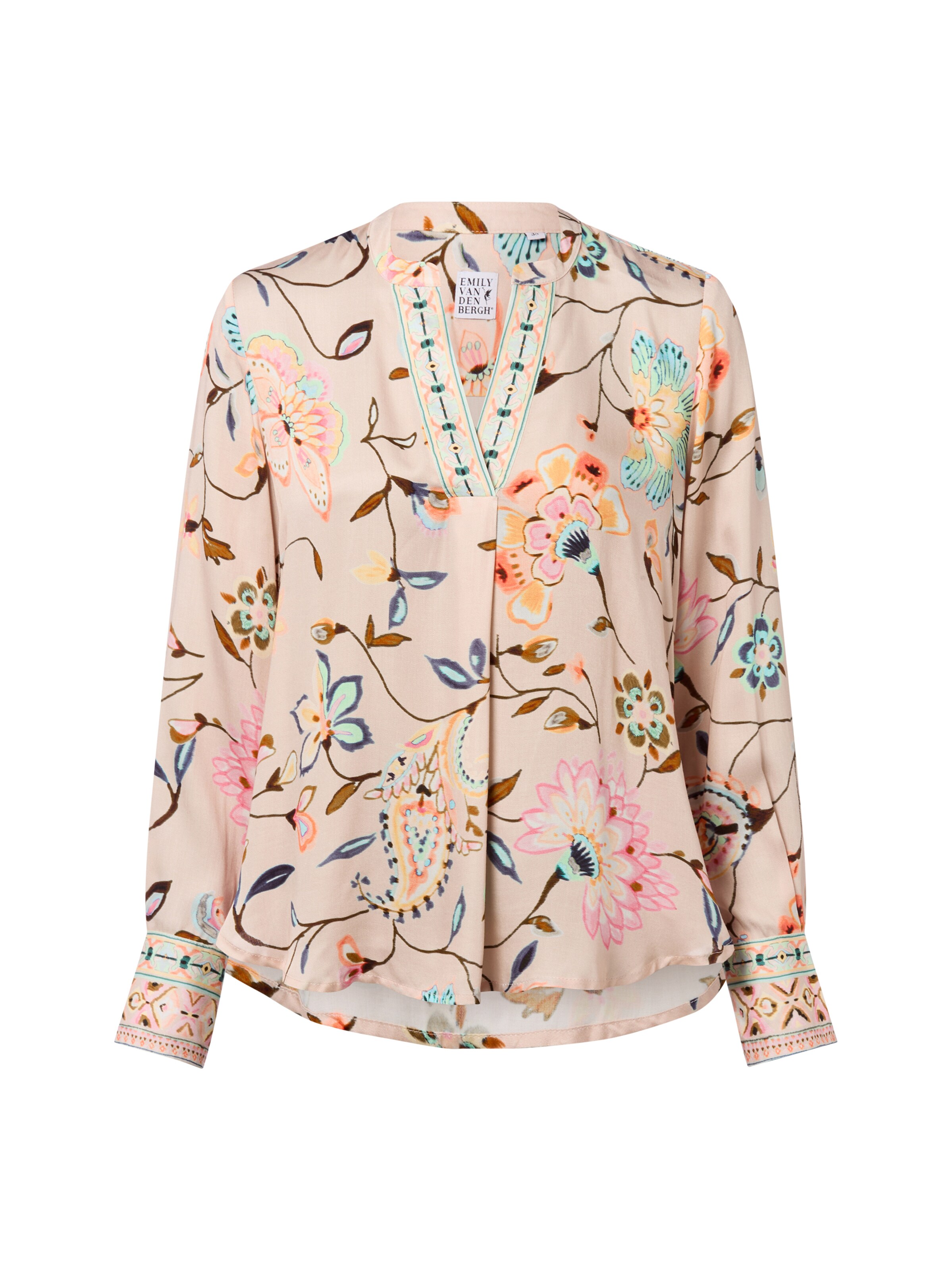 Emily Van Den Bergh Bluse in Pink: Vorderseite