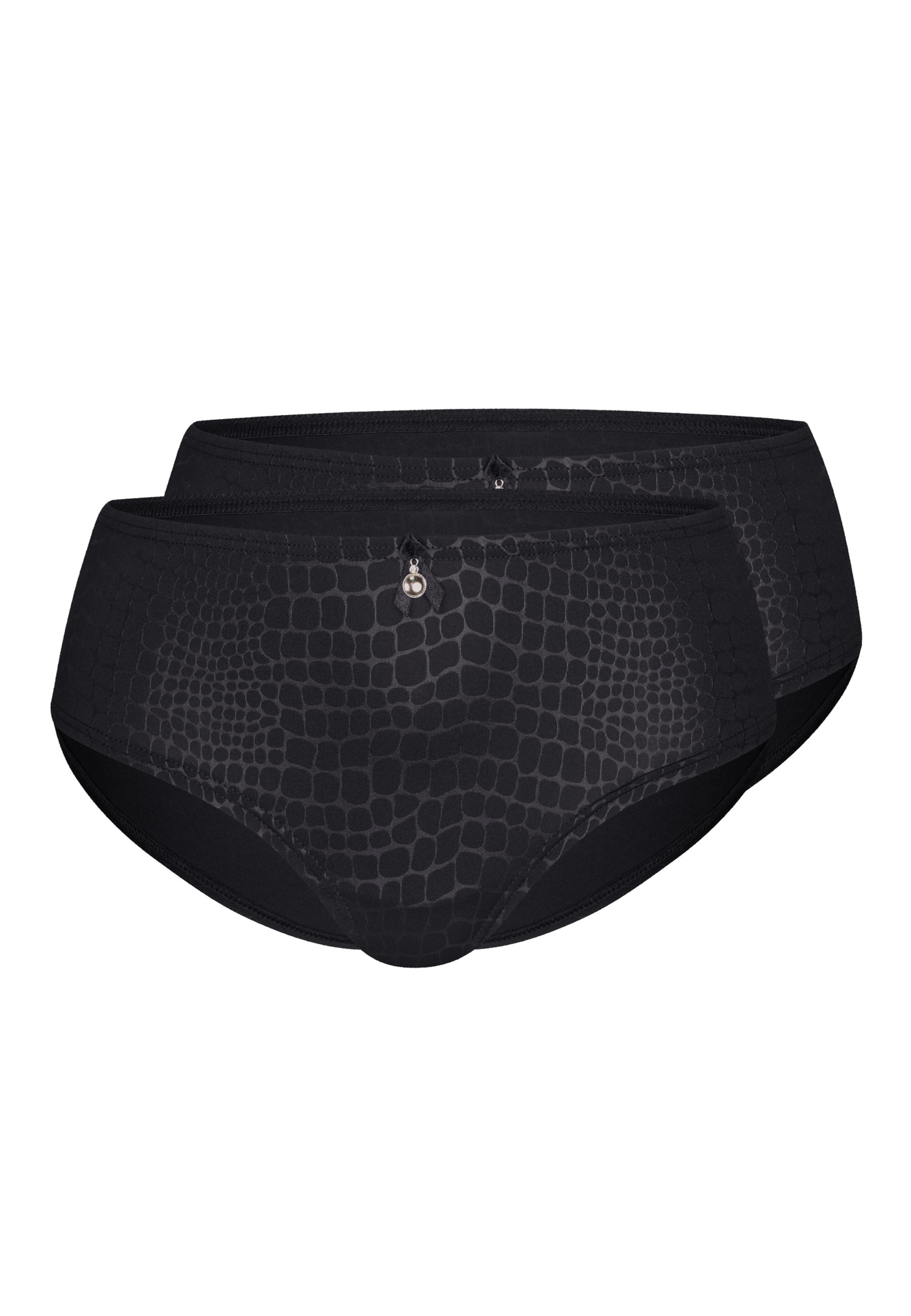 sassa Panty 'PURE ANIMAL' 2er Pack in Schwarz: Vorderseite