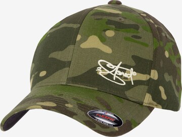2Stoned Cap 'Flexfit Multicam' in Green: front
