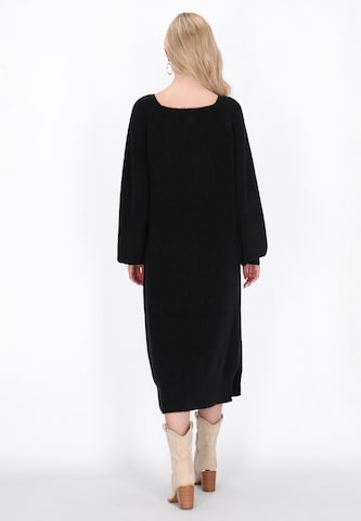 IZIA Gebreid vest in Zwart