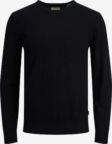 JACK & JONES Sweater 'Emil' in Black: front