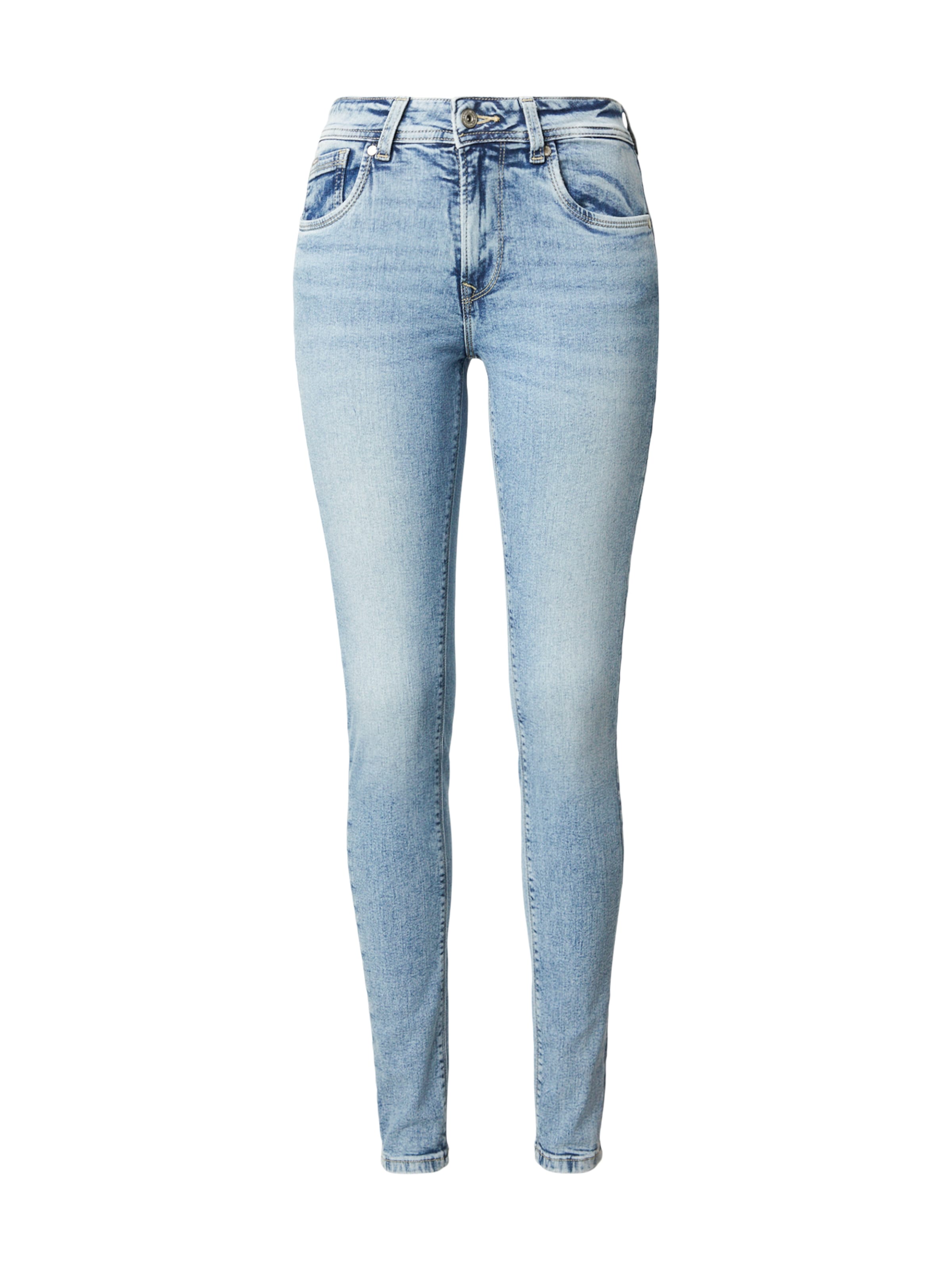 Pepe Jeans Skinny Jeans 'REGENT' in Blauw: voorkant