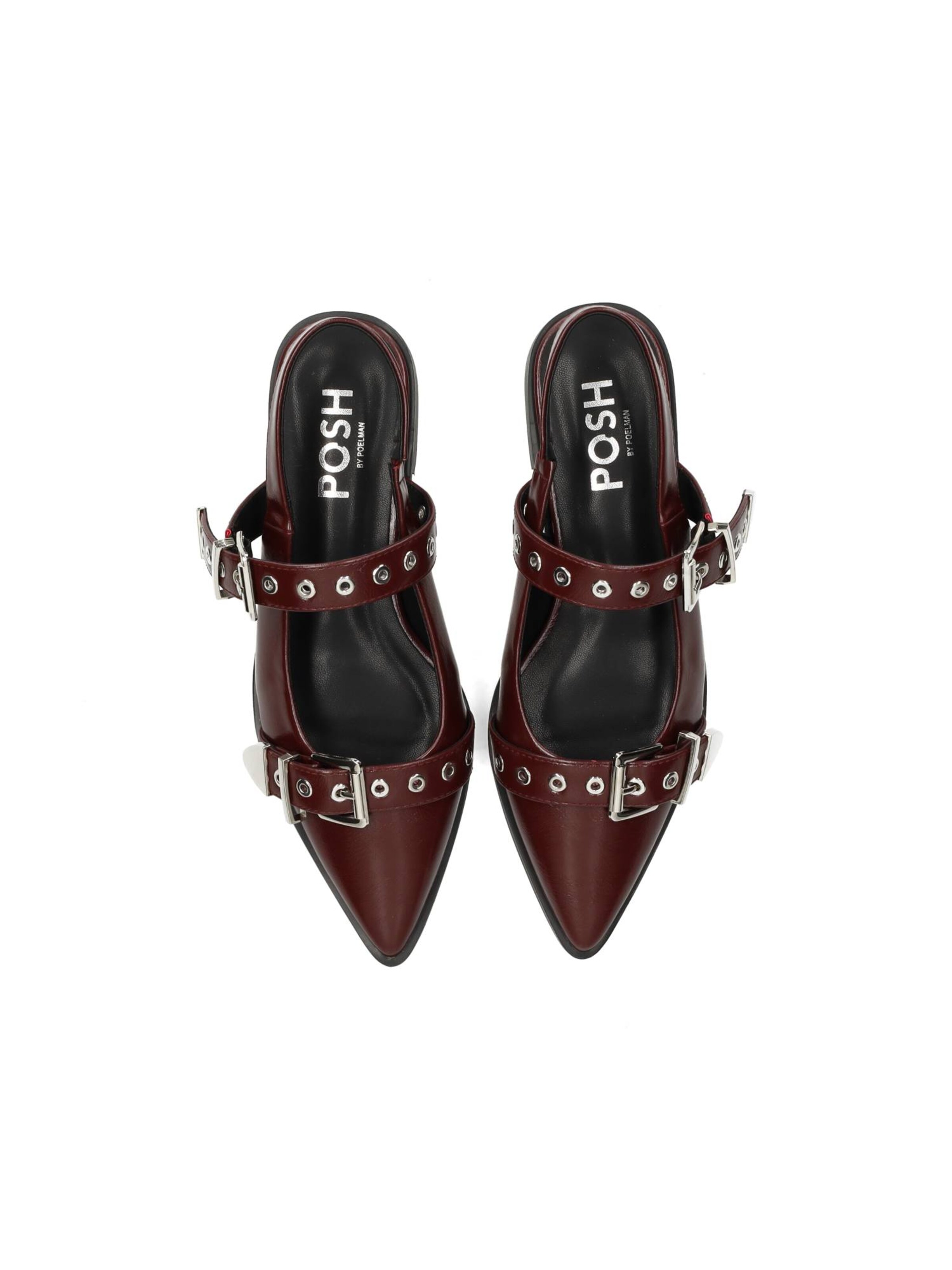 Sandales POSH by Poelman en rouge