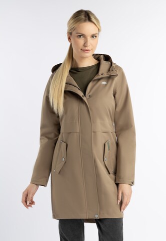 Schmuddelwedda - Abrigo funcional 'Yuka' en beige: frente