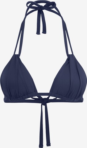 Triangolo Top per bikini 'Spain' di s.Oliver in blu: frontale