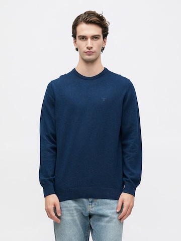 Barbour Sweter w kolorze niebieski: przód