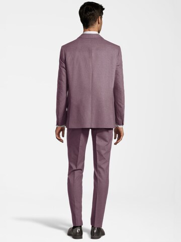 Coupe slim Costume Steffen Klein en rouge