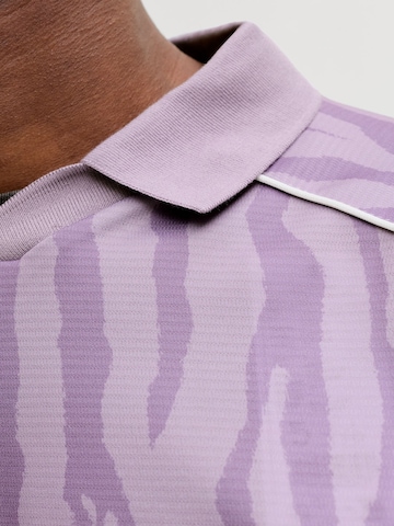 JACK & JONES Poloshirt in Lila