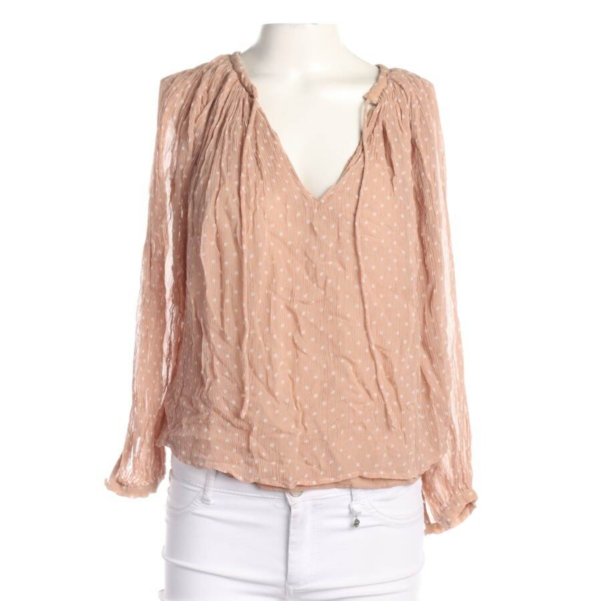 FRAME Bluse / Tunika XS in Braun: Vorderseite