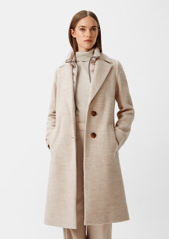 COMMA Between-seasons coat in Beige: front