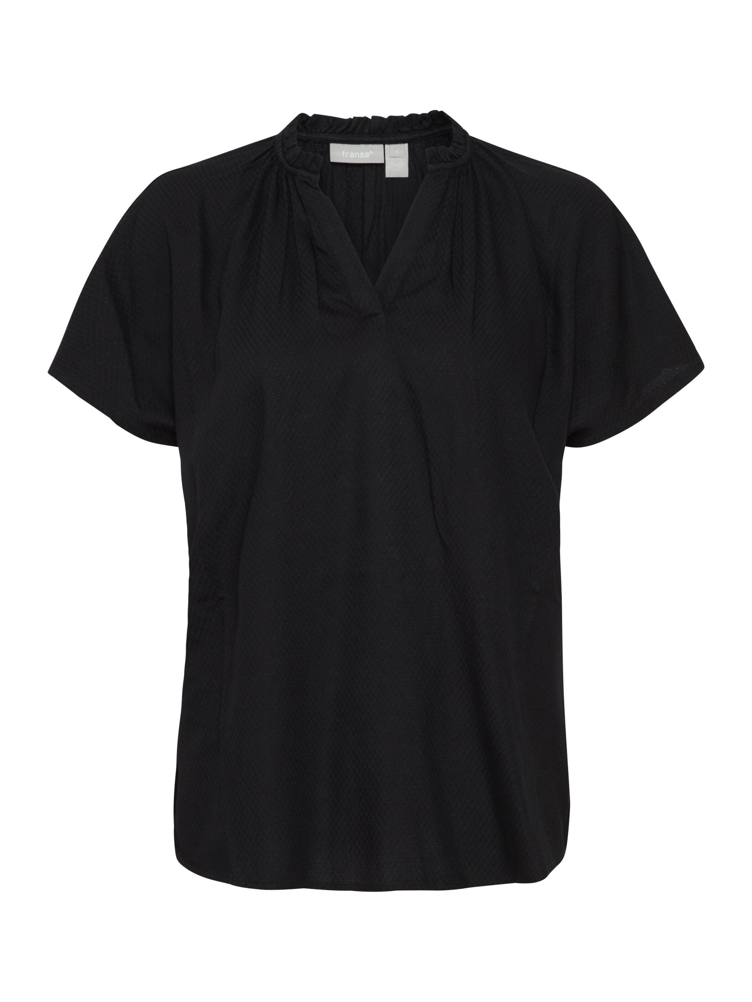 Fransa - Blusa 'FRKamma' em preto: frente